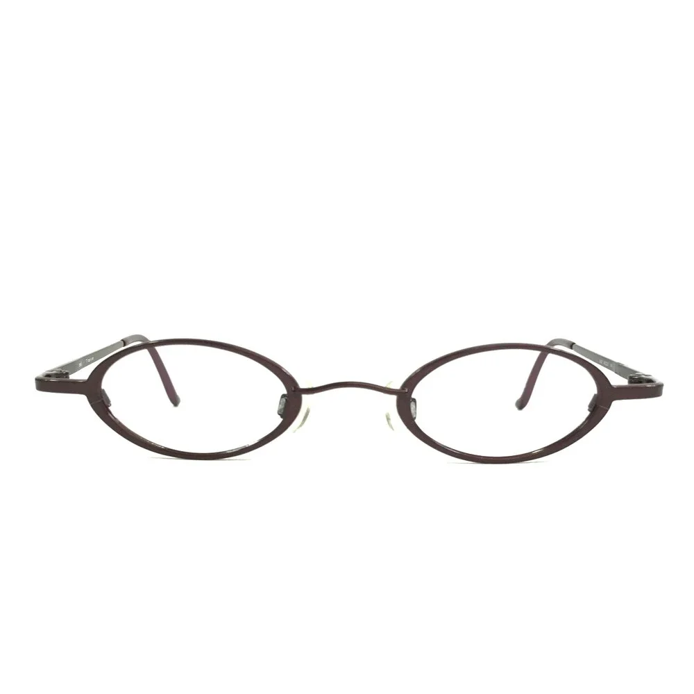 ogi Eyeglasses Frames 5002 COL. 72 Red Bordeaux Titanium Full Rim 40-20-140